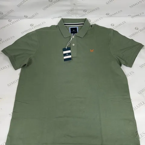 CREW CLOTHING CLASSIC PIQUE POLO IN SEASPRAY SIZE XXL 