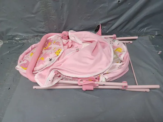 KIDS PINK PUSH CHAIR