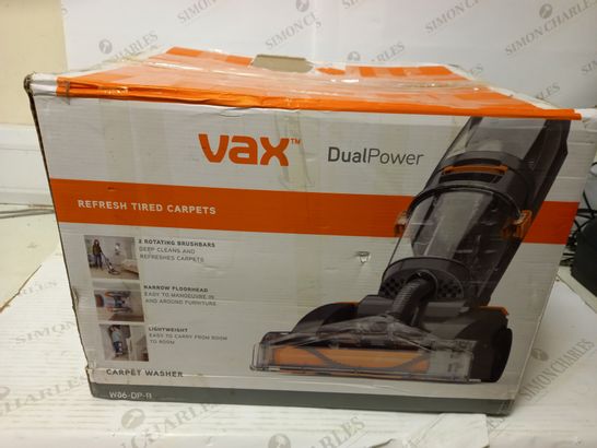 VAX W86-DP-B DUAL POWER CARPET CLEANER