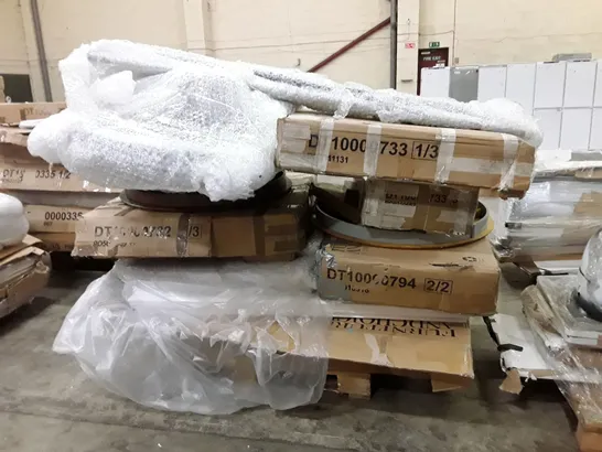 PALLET OF ASSORTED FURNITURE PARTS