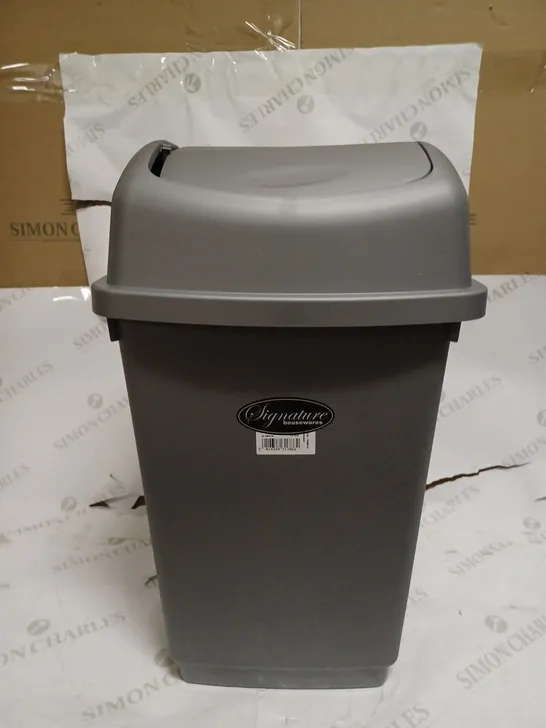 SMALL GREY KITCHEN BIN 