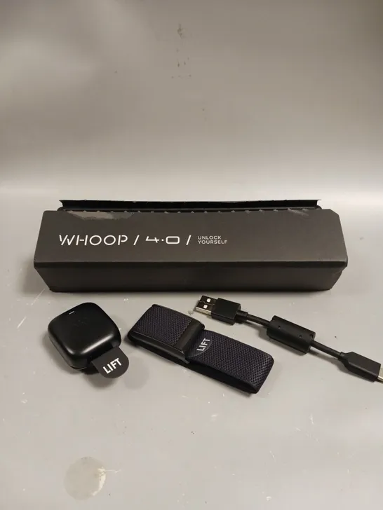 BOXED WHOOP 4.0 FITNESS TRACKING DEVICE 