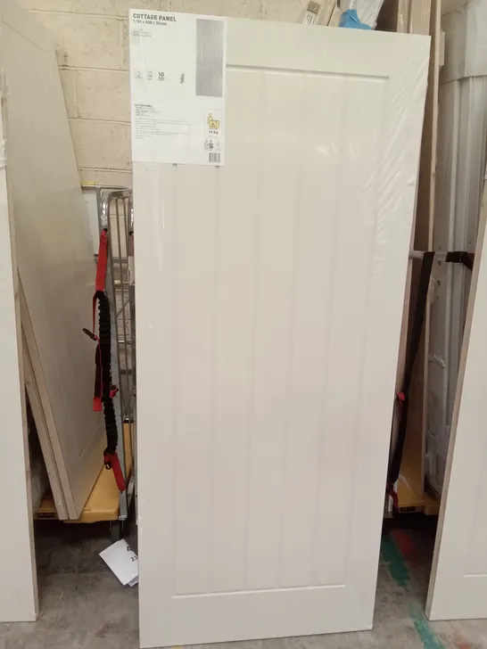 COTTAGE PANEL WHITE PRIMED INTERNAL DOOR 1981×838×35MM