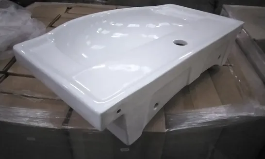 BOXED KAPRI CERAMIC BASIN 650MM WHITE