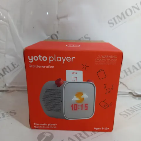 BOXED YOTO PLAYER 3RD GENERATION