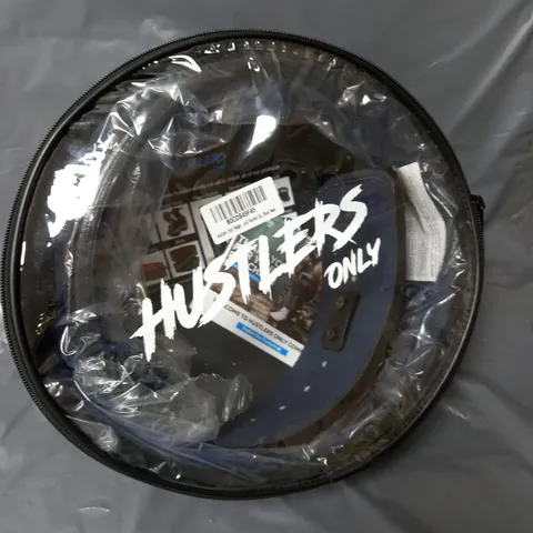 HUSTLERS ONLY WEIGHTLIFTING BELT (XL - BLUE)