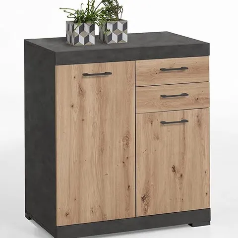 BRAND NEW & BOXED BRISTOL SIDEBOARD UNIT - OAK (1 BOX)