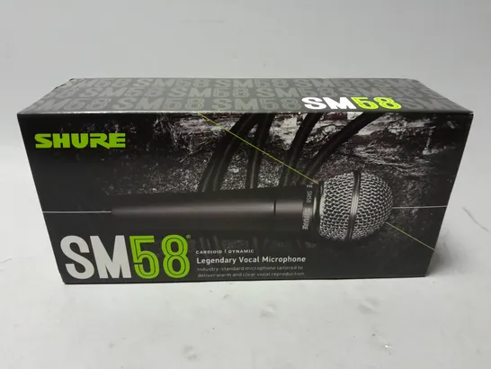 BOXED SHURE SM58 LEGENDARY VOCAL MICROPHONE