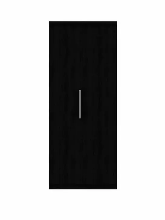 BOXED PRAGUE 2 DOOR BLACK ASH WARDROBE (1 OF 2 BOXES) RRP £189