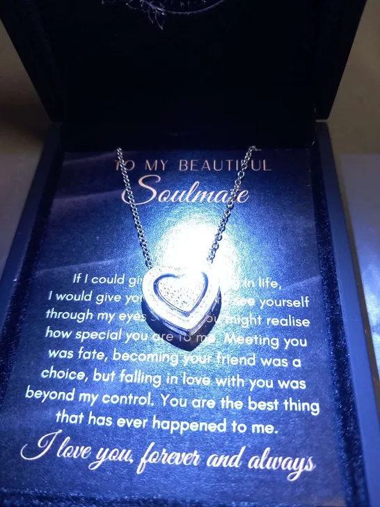 BOXED JWL TO MY BEAUTIFUL SOULMATE NECKLACE