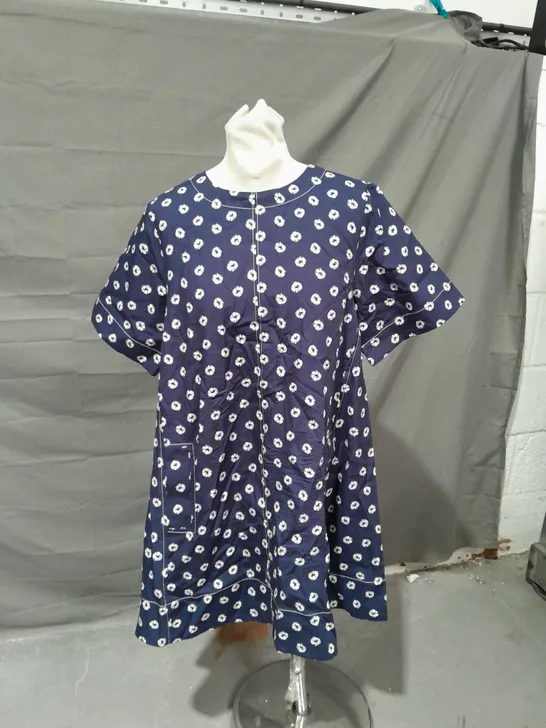 ANTHROPOLOGIE MAEVE SMOCK STYLE DRESS BLUE SIZE XS