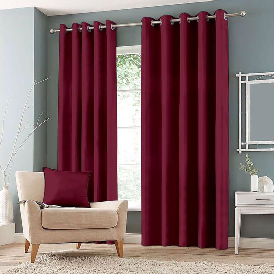 BOXED GRANNADOS EYELET BLACKOUT CURTAINS 