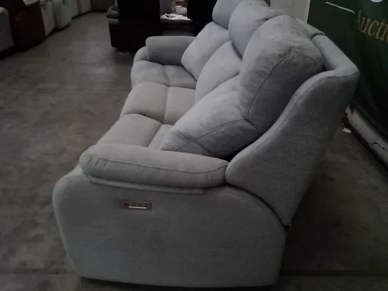 QUALITY BRITISH DESIGNER G PLAN KINGSBURY 3 SEATER (CURVED) ELECTRIC RECLINER DBL HRLM C048 GIRONA SMOKE FABRIC 