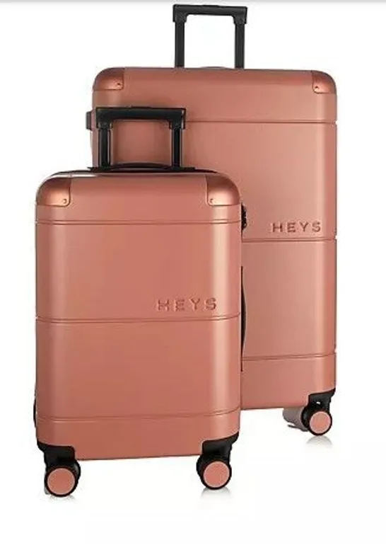 HEYS ZEN 2 PIECE LUGGAGE SET CORAL