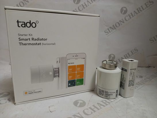 TADO SMART RADIATOR THERMOSTAT STARTER KIT V3+ HORIZONTAL V3P-SK-SRT01HIB01-APL-ML-00