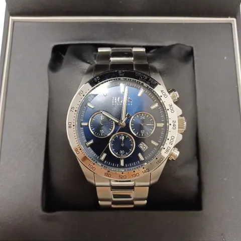 BOSS HERO SPORT LUX BLUE SUNRAY CHRONOGRAPH WATCH