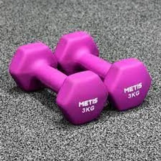 BOXED METIS NEOPRENE DUMBBELL 3KG 