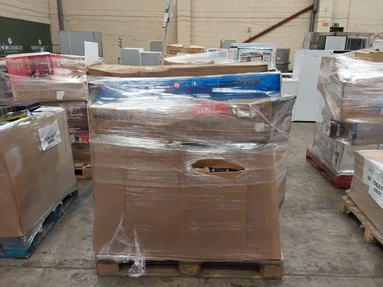 PALLET OF APPROXIMATELY 24 UNPROCESSED RAW RETURN HOUSEHOLD AND ELECTRICAL GOODS TO INCLUDE;