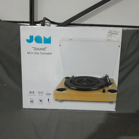 BOXED JAM "SOUND" ALL IN ONE TURNTABLE 