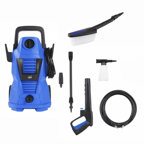 BOXED NEO ELECTRIC HIGH PRESSURE WASHER 110 BAR HIGH POWER JET WATER PATIO CAR CLEANER WITH FOAM TANK AND BRUSH INCLUDED (1 BOX)