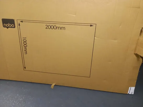 BOXED NOBO STEEL MAGNETIC WHITEBOARD 2000 * 1000MM