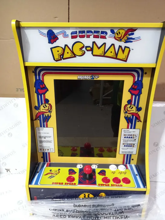 ARCADE1UP PARTYCADE PLUS 17" LCD MACHINE - SUPER PACMAN