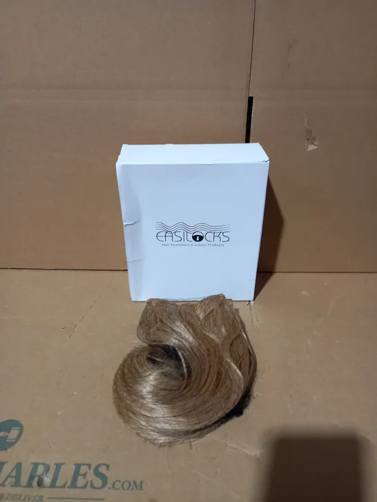 LOT OF 2 EASILOCKS 14" HD FIBRE SHORT BOUNCY BLOWDRY ONE PIECE CLIP-INS AND 1 FAN U PORTABLE & RECHARGEABLE FAN