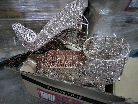 PALLET OF APPROXIMATELY 24 LED REINDEER - INDOOR/OUTDOOR USE.