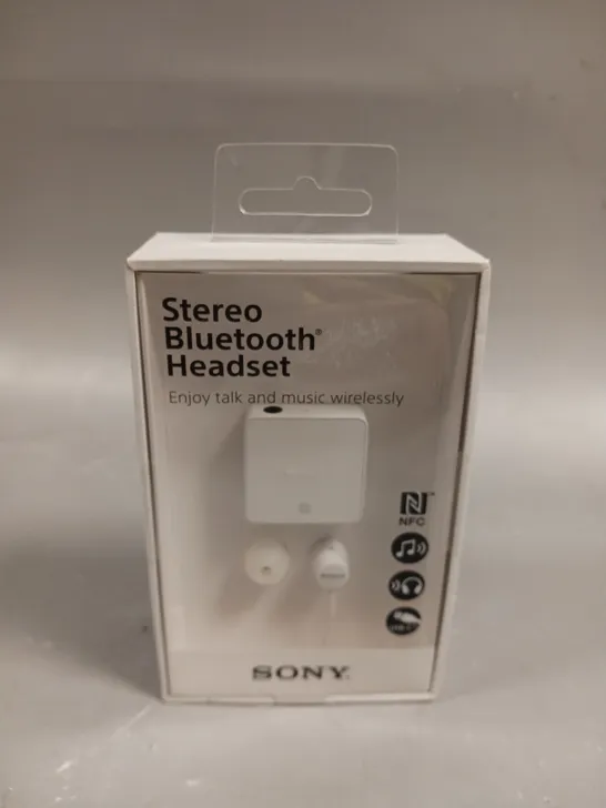 BOXED SONY STEREO BLUETOOTH HEADSET 