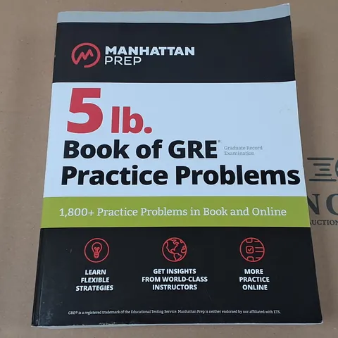 MANHATTAN PREP35LB BOOK OF GRE PRACTICE PROBLEMS 