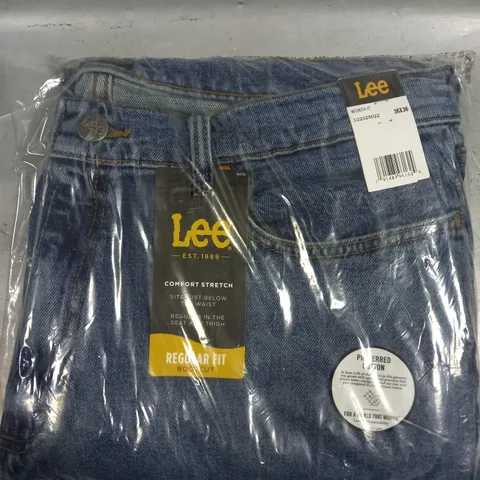 BRAND NEW LEE COMFORT STRETCH REGULAR FIT JEANS - 36X36