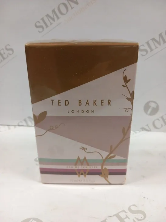 BOXED AND SEALED TED BAKER EAU DE TOILETTE 75ML