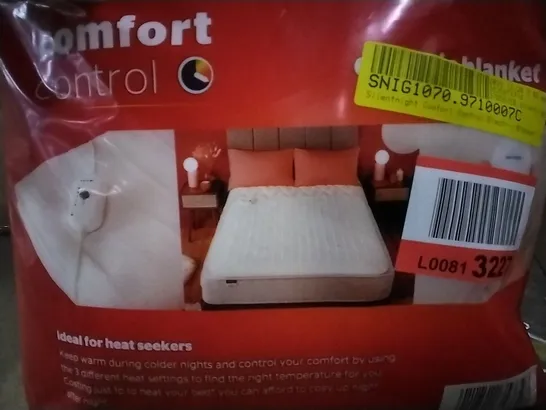 BAGGED SILENTNIGHT COMFORT CONTROL ELECTRIC BLANKET