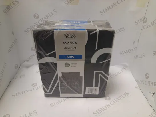 BRAND NEW GEORGE HOME DUVET SET KING SIZE