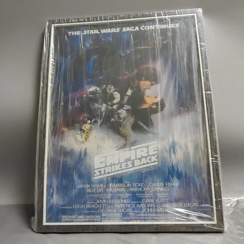 FRAMED STAR WARS THE EMPIRE STRIKES BACK MOVIE POSTER 16"X12"