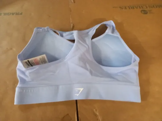 GYMSHARK BLUE TRAINING BRA - S