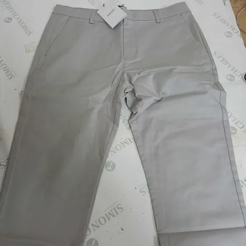 ARNE TAILORED CHINO TROUSER IN MILD GREY - 34S 