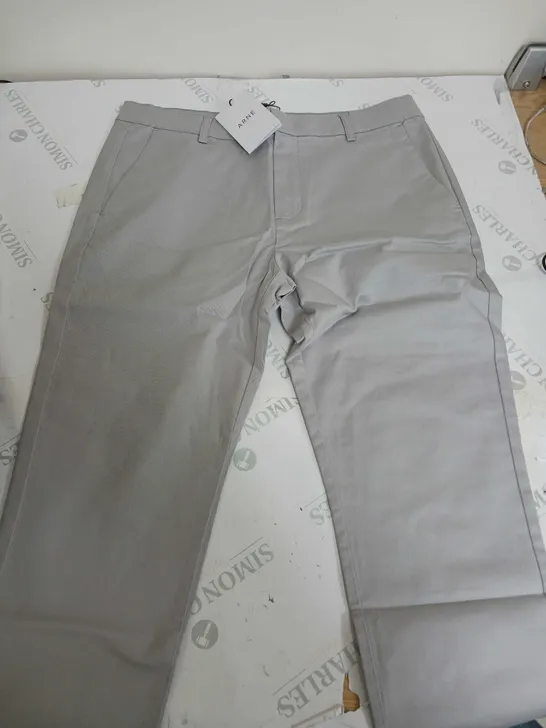 ARNE TAILORED CHINO TROUSER IN MILD GREY - 34S 