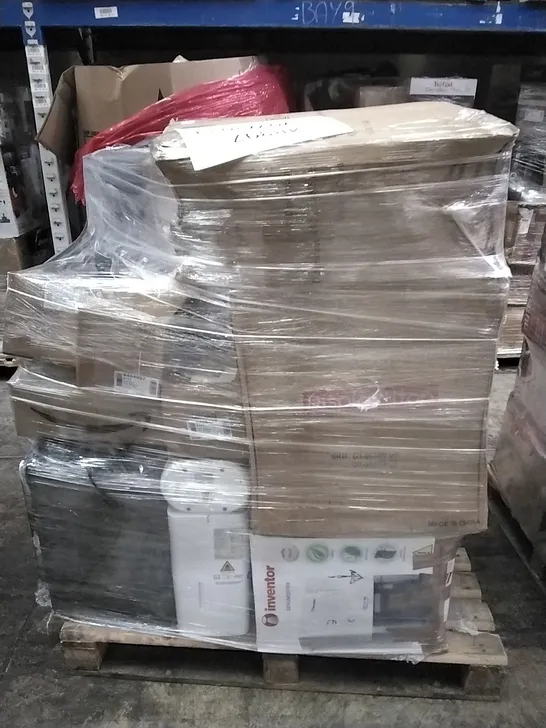 PALLET OF APPROXIMATELY 23 UNPROCESSED RAW RETURN HOUSEHOLD AND ELECTRICAL GOODS TO INCLUDE;