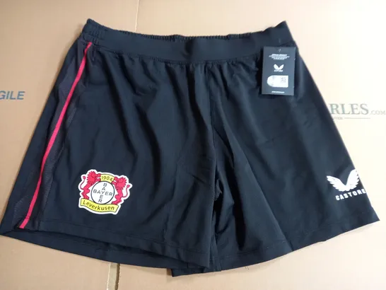 CASTORE PRO HOME SHORTS IN BLACK - UK 14