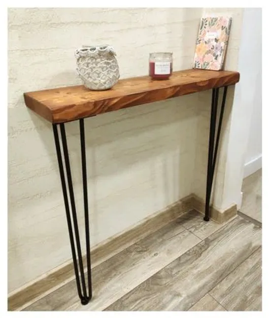 BOXED MALEY CONSOLE TABLE (2 BOXES)