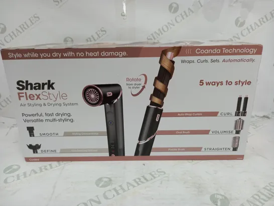 BOXED SHARK FLEXSTYLE HAIR STYLER AND DRYER 