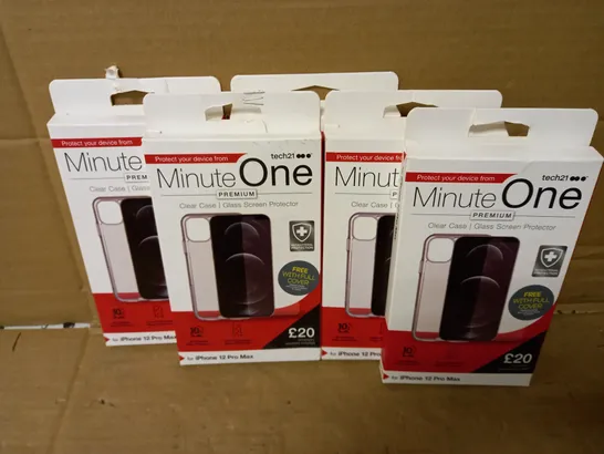 TECH21 MINUTE ONE CLEAR CASE - FOR IPHONE 12 PRO MAX