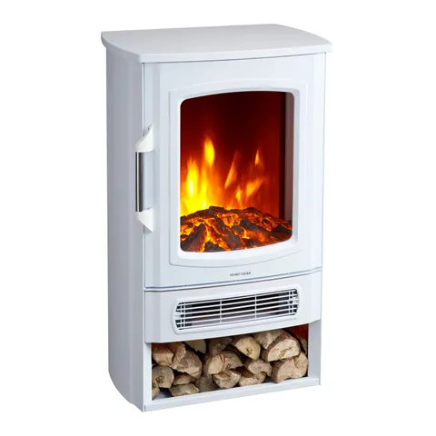 BOXED NEO ELECTRIC HEATER FLAME AND LOG STORE 2000W - BLACK (1 BOX)