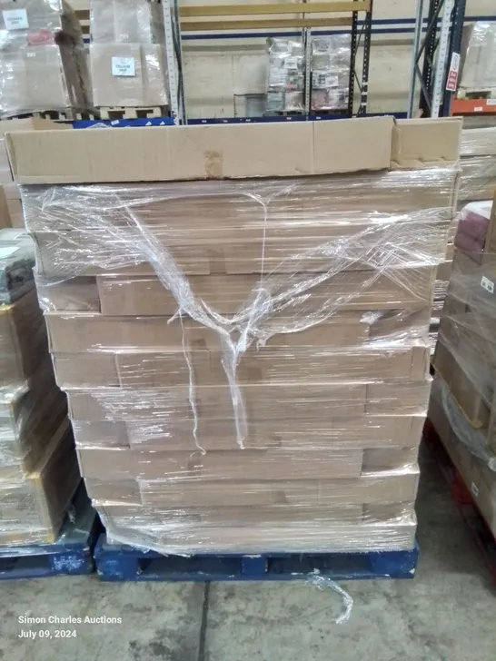 PALLET CONTAINING APPROXIMATELY 60 BOXES OF FAUX PINK POM POM STEMS