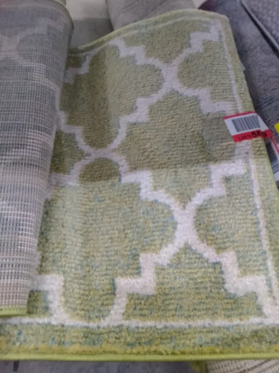 GUILLERMO OLIVE GREEN RUG 60X240CM