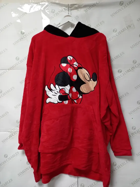 DISNEY MICKEY AND MINNIE MOUSE OVERSIZED HOODIE ONE SIZE