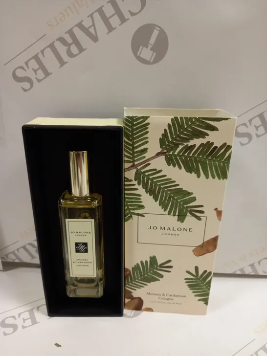 BOXED JO MALONE MIMOSA & CARDAMOM EAU DE COLOGNE SPRAY 30ML