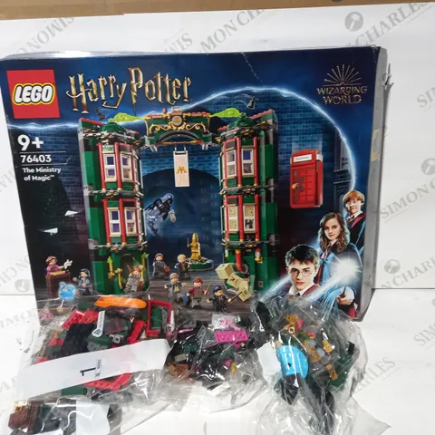 BOXED LEGO HARRY POTTER MINISTRY OF MAGIC (76403 SET)