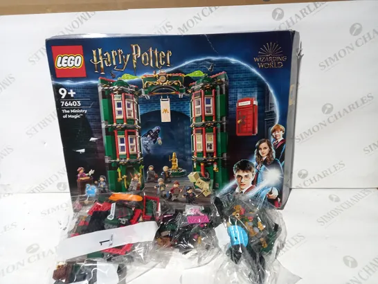 BOXED LEGO HARRY POTTER MINISTRY OF MAGIC (76403 SET) RRP £90